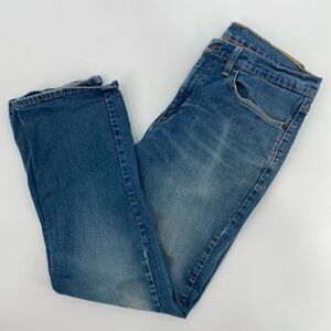 Levis 514‎ Jeans Mens Tag 34x30 Actual 33x27 Blue Straight Stretch Chore Western